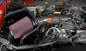 Ram 1500 Performance Air Intake - K&N Engineering - High Flow, Mandrel-Bent Aluminum - 2013